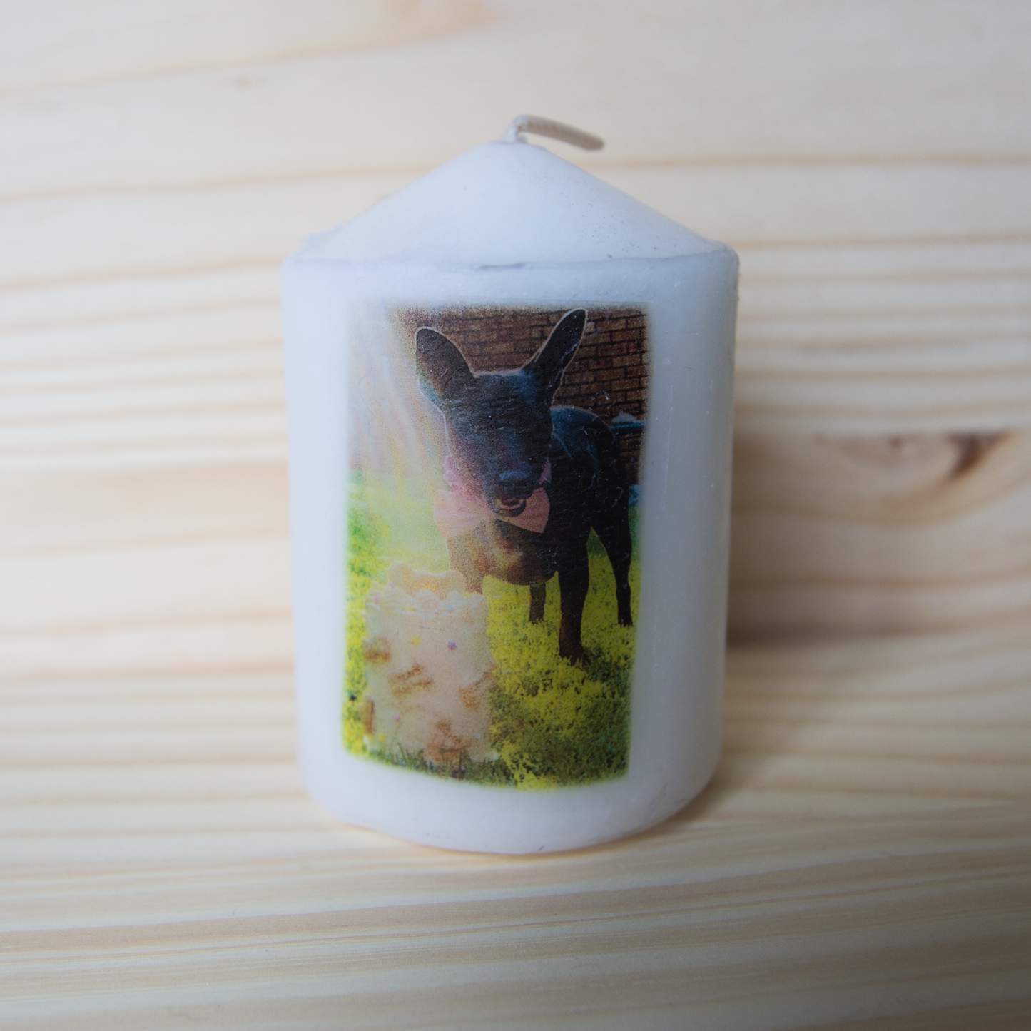 • Personalized candles