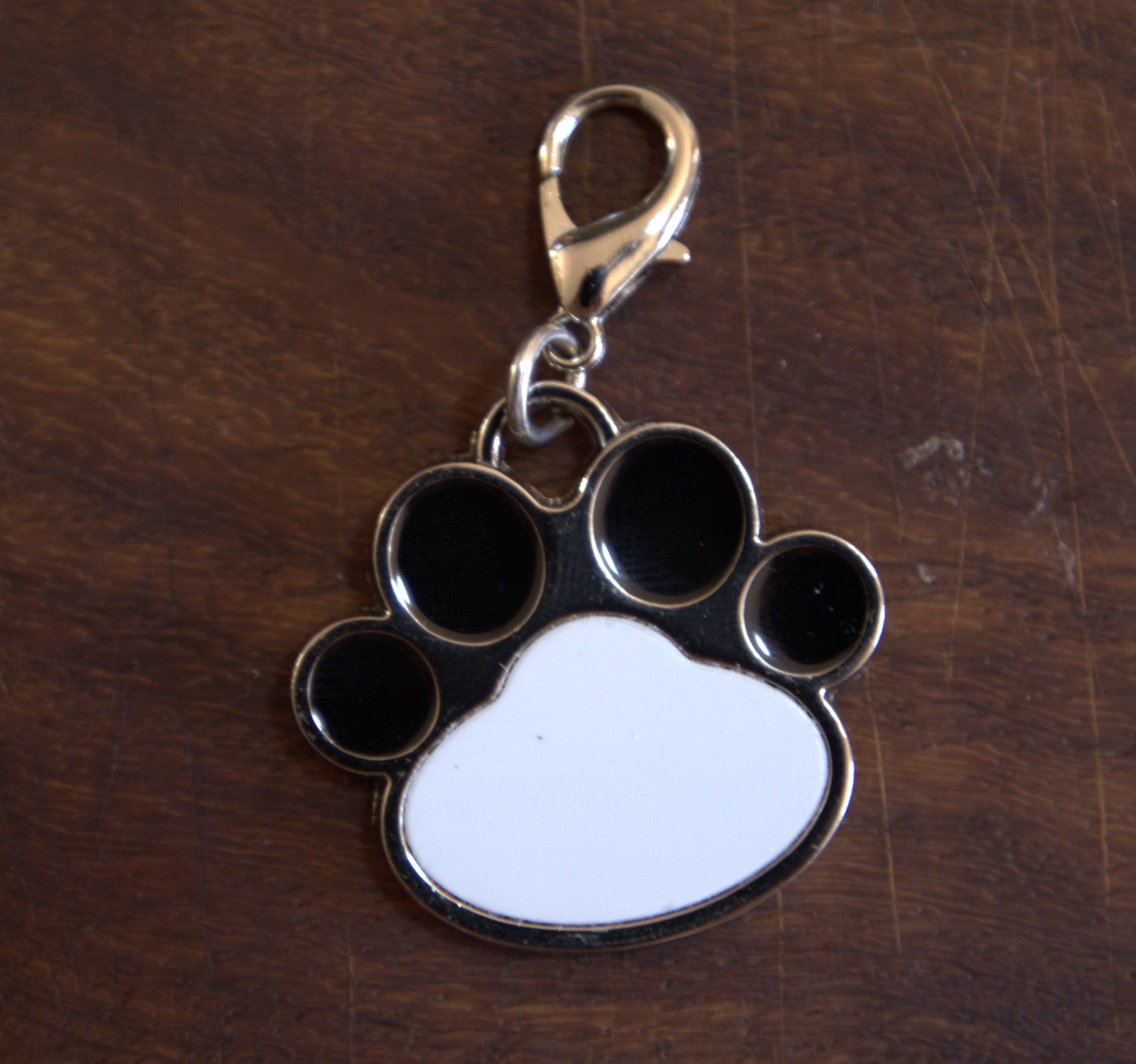 Metal Dog Tag Paw Print